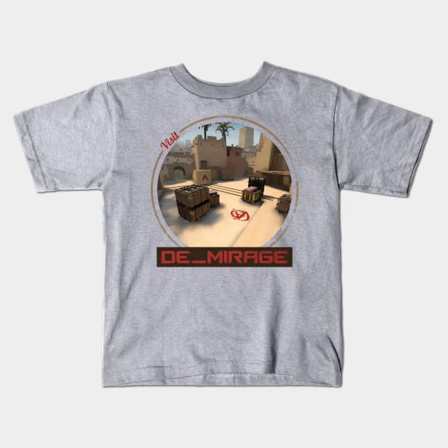 Visit Mirage Kids T-Shirt by R4Design